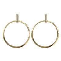 Ohrringe Rue des Mille Dame REBELLE in Silber Zirconia ORZ-008 CER AU - ORZ-008 CER AU